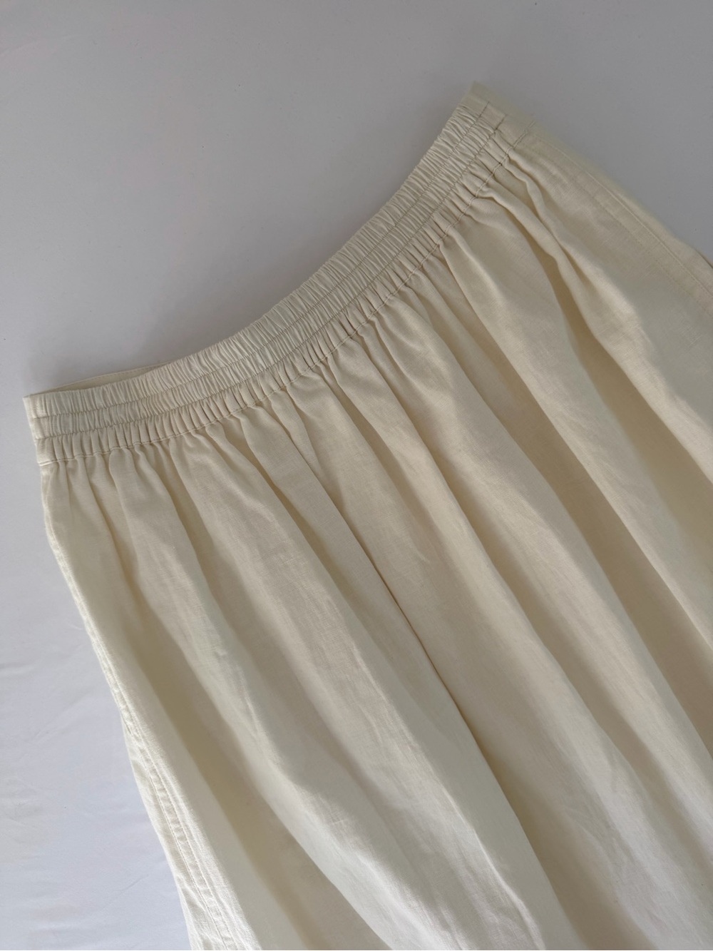 Boden Verity Linen Embroidered Floral Trim Pleated Midi Skirt US 6R - Picture 13 of 16
